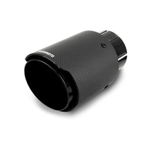 Load image into Gallery viewer, Mishimoto Carbon Fiber Muffler Tip 3in Inlet 4in Outlet Black