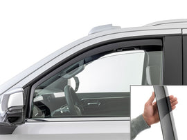 WeatherTech 21-26 Cadillac Escalade Front Front Side Window Deflectors-Dark Tint