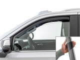 WeatherTech 21-26 Cadillac Escalade Front Front Side Window Deflectors-Dark Tint