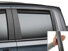 Load image into Gallery viewer, WeatherTech 19-26 Chevrolet Silverado 1500 Rear Rear Side Window Deflectors 2pc - Matte Blk