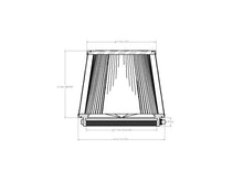 Load image into Gallery viewer, aFe Magnum FORCE Intake Replacement Air Filter w D2 Dry Media 7-1/8in x(8-3/4x8-3/4)in x7in x6-3/4in