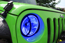 Load image into Gallery viewer, Oracle 07-17 Jeep Wrangler Surface Mount LED Headlight Halo Kit - Blue