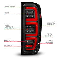 Load image into Gallery viewer, ANZO 19-23 GMC Sierra 1500/2500HD/3500HD Black Replacement Full LED Bar Tail Light