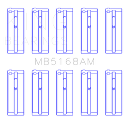 King Engine Bearings Honda F22B/H22A (Size +0.75mm) Main Bearing Set
