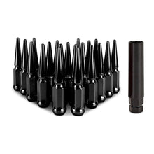 Load image into Gallery viewer, Mishimoto Steel Spiked Lug Nuts M12x1.5 20pc Set - Black