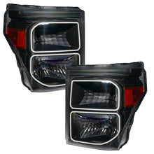 Load image into Gallery viewer, Oracle 11-16 Ford F250/350 LED HL - Black - ColorSHIFT w/ BC1 Controller