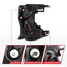 Load image into Gallery viewer, ANZO 20-22 Ford Super Duty (Halogen) Z-Series Full LED Proj Headlights SeqSig - Driver Side ONLY