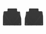 WeatherTech 20-25 Mercedes-Benz AMG GLS 63 SUV 2nd Row Rear All-Weather Floor Mats - Black