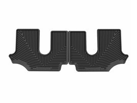 WeatherTech 18-26 Volkswagen Atlas-Bucket 2nd Row-3rd Row Rear All-Weather Floor Mats - Black