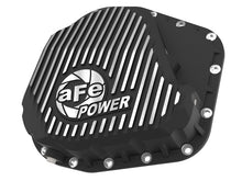 Load image into Gallery viewer, aFe POWER Pro Series Rear Diff Cover Black w/ Machined Fins Ford F-250/350 23-26 (Sterling 11.6)