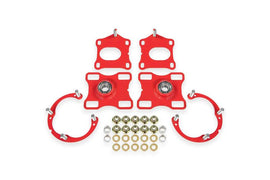 BMR Suspension 11-14 Ford Mustang Caster/Camber Plates - Red
