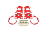 BMR Suspension 11-14 Ford Mustang Caster/Camber Plates - Red