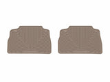 WeatherTech 20-26 BMW X6 40i 2nd Row Rear All-Weather Floor Mats - Tan