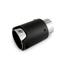 Load image into Gallery viewer, Mishimoto Carbon Fiber Muffler Tip 2.5in Inlet 3.5in Outlet Polished