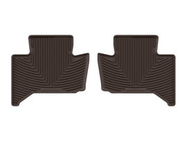 WeatherTech 24-27 Toyota Land Cruiser/24-26 Lexus GX Rear All-Weather Floor Mats - Cocoa