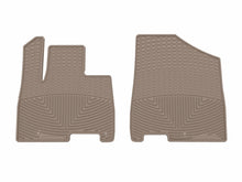 Load image into Gallery viewer, WeatherTech 22-26 Kia Carnival 1st Row Front All-Weather Floor Mats - Tan