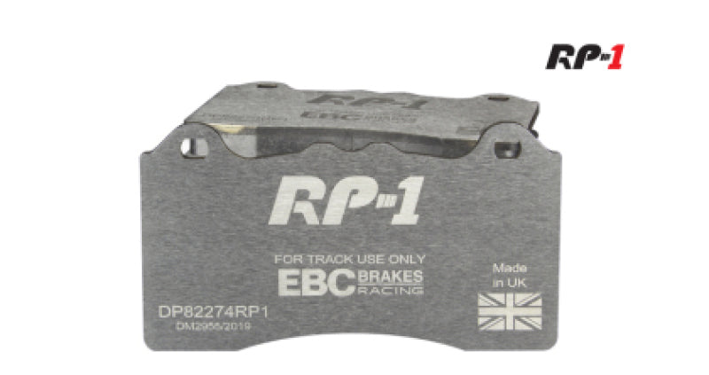 EBC Racing 15-23 Ford Mustang (6th Gen) 2.3T Rear RP-1 Race Brake Pads