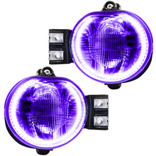 Load image into Gallery viewer, Oracle 06-08 Dodge Ram LED Fog Light Halo Kit - UV/Purple