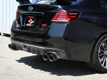Load image into Gallery viewer, aFe Subaru WRX/STi 15-21 H4-2.0/2.5L Takeda 3in to 2-1/2in Stainless Cat-Back Exhaust w/ Black Tip