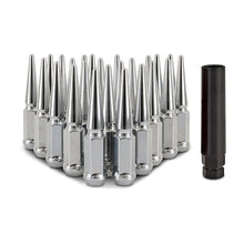 Load image into Gallery viewer, Mishimoto Mishimoto Steel Spiked Lug Nuts M14 x 1.5 24pc Set Chrome