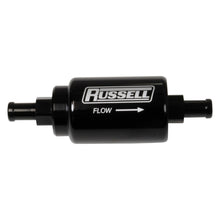 Load image into Gallery viewer, Russell 5/16 Male To 5/16 Male Barbed Fuel Check Valve - Black Anodized