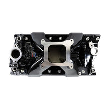 Load image into Gallery viewer, Edelbrock Chevy SB Victor Jr. 23 Degree Black Plasma Intake Manifold