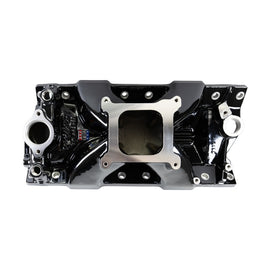 Edelbrock Chevy SB Victor Jr. 23 Degree Black Plasma Intake Manifold