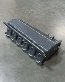CSF BMW Gen 1 B58 Charge-Air-Cooler Manifold - Turbulence Grey