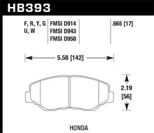 Load image into Gallery viewer, Hawk Acura/Honda HPS Street Front Brake Pads