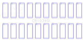 King Engine Bearings Ford 415 (Size +0.50mm) Connecting Rod Bearing Set