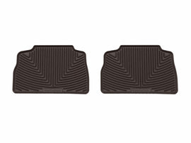 WeatherTech 24-26 BMW X6 Competition 2nd Row Rear All-Weather Floor Mats - Cocoa