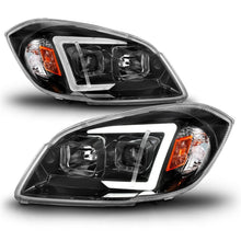 Load image into Gallery viewer, ANZO 05-10 Chevrolet Cobalt / 07-10 Pontiac G5 LED Projector Headlights w/ Seq Black Housing
