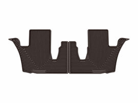 WeatherTech 24-26 Lexus TX 2nd Row Rear All-Weather Floor Mats - Cocoa