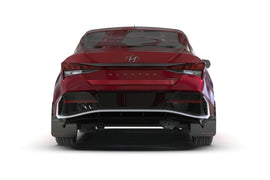Rally Armor 24-26 Hyundai Elantra Black Mud Flap White Logo
