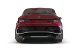 Rally Armor 24-26 Hyundai Elantra Black Mud Flap Metallic Black Logo