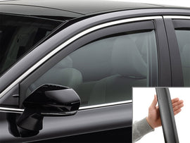 WeatherTech 18-26 Toyota Camry Front Front Side Window Deflectors - Matte Blk