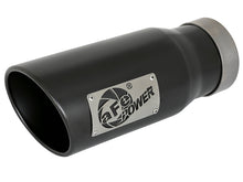 Load image into Gallery viewer, aFe MACH Force-Xp Universal Exhaust Tip 4 IN Inlet x 5 IN Outlet x 12 IN L- Black Tip