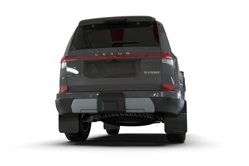 Rally Armor 2024+ Lexus GX-550 Overtrail Black UR Mud Flap Dark Grey Logo