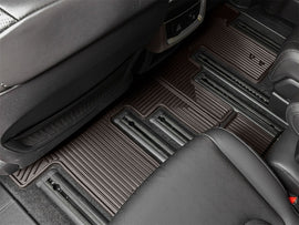 WeatherTech 22-26 Kia Carnival-8 Passenger-2nd Row Rear All-Weather Floor Mats 2pc - Cocoa