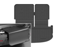 Load image into Gallery viewer, WeatherTech 2027 Kia Telluride/Telluride Hybrid Seatback Cargo Liners HP w/ Bumper Protector - Black