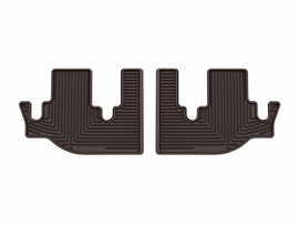 WeatherTech 19-26 Subaru Ascent 2nd Row Rear All-Weather Floor Mats - Cocoa