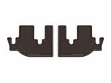 WeatherTech 19-26 Subaru Ascent 2nd Row Rear All-Weather Floor Mats - Cocoa