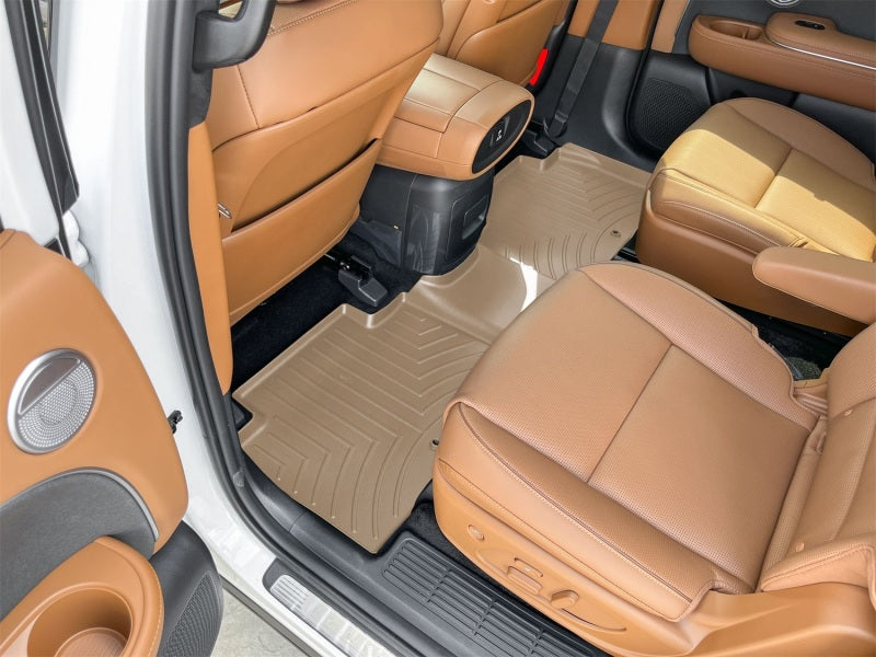 WeatherTech 2026 Hyundai Palisade 2nd Row Rear FloorLiner - Tan