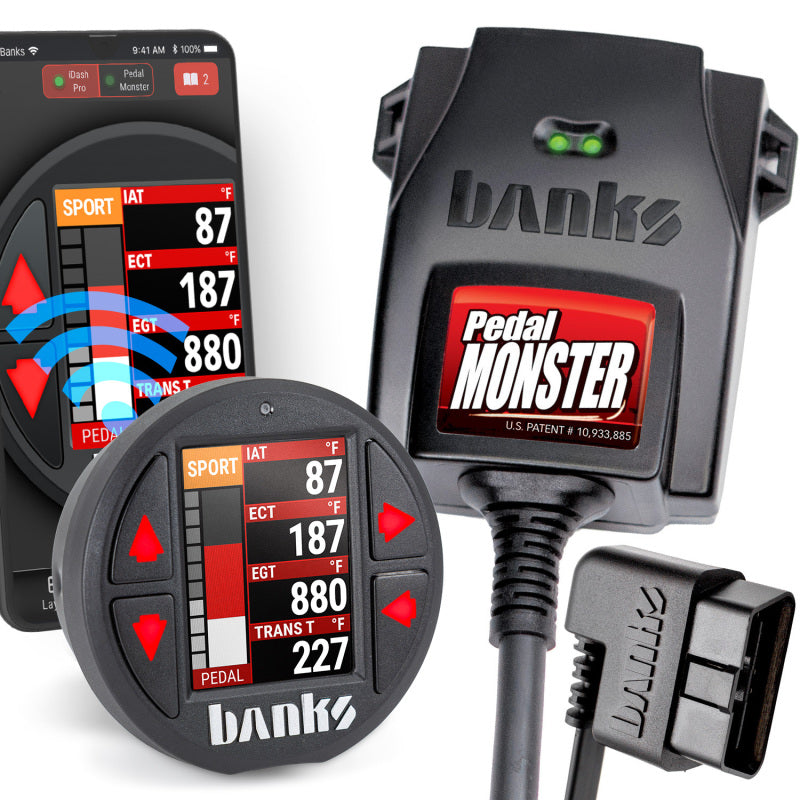 Banks Power Pedal Monster Kit Molex MX64 6 Way With iDash Pro