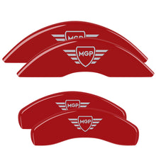 Load image into Gallery viewer, MGP 21-24 Chevy Blazer 4 Caliper Covers Engraved Front &amp; Rear - Red w/ MGP