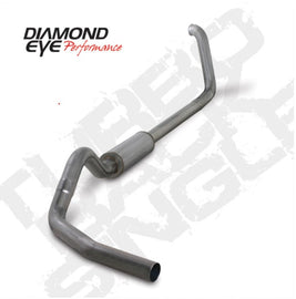 Diamond Eye KIT 4in Turbo Back SGL SS: 00-03 FORD 7.3L F250/F350