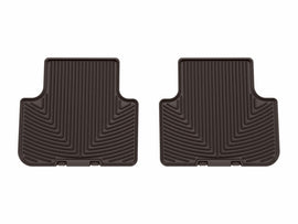 WeatherTech 17-25 Audi Q7 2nd Row Rear All-Weather Floor Mats - Cocoa