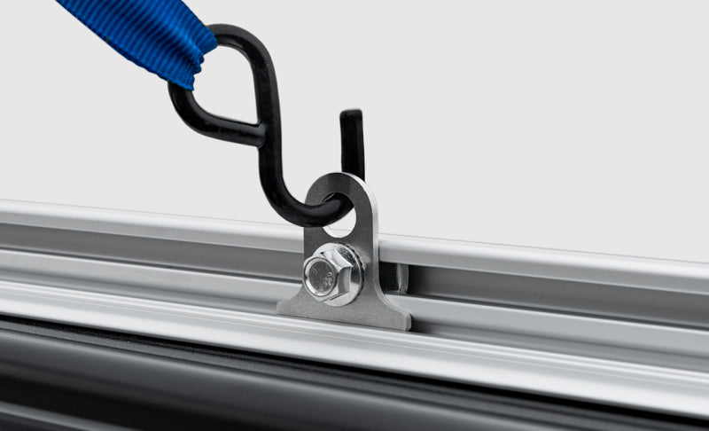Access ADARAC 2022+ Rivian R1T 4ft 6in Bed Aluminum Utility Rails - Matte Black