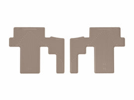 WeatherTech 22-26 Kia Carnival 2nd Row Rear All-Weather Floor Mats - Tan
