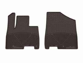 WeatherTech 22-26 Kia Carnival 1st Row Front All-Weather Floor Mats - Cocoa